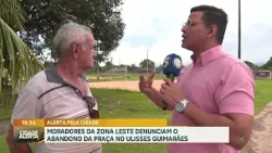 Moradores da zona leste denunciam o abandono da praça no Ullisses Guimarães em Porto Velho