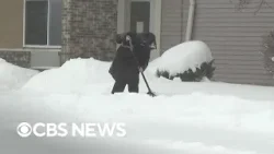See the record snowfall across the Midwest, Great Lakes