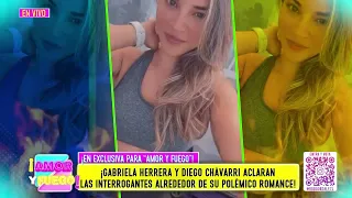 Amor y Fuego - AUG 06 - GABRIELA HERRERA AND DIEGO CHÁVARRI CLARIFY THEIR CONTROVERSIAL ROMANCE |...