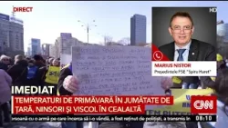 Sute de profesori și studenți, protest în fața Palatului Cotroceni Sute de profesori și studenți, protest în fața Palatului Cotroceni