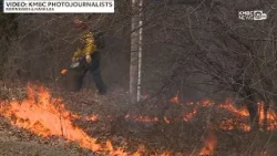 WATCH: Large plume of smoke near Blue Springs was from prescribed burn