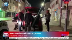Crashed into a parked car!