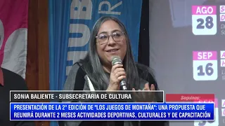 SONIA BALIENTE: SECOND EDITION OF THE MOUNTAIN GAMES