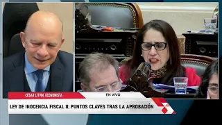TUVO MEDIA SANCION EN DIPUTADOS LA LEY DE INOCENCIA FISCAL II. CESAR LITVIN, ECONOMISTA