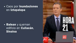 Fuertes lluvias inundan Iztapalapa | Hora 21 con José Luis Arévalo - 28 de agosto 2026