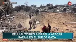 MEDIO ORIENTE | EEUU autorizó a Israel a atacar Rafah, en el sur de Gaza