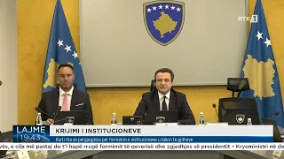 Kurti tha se përgjegjësia për formimin e institucioneve u takon të gjithëve