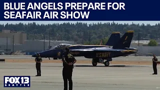 Catching up with the Blue Angels ahead of Seafair air show | FOX 13 Seattle