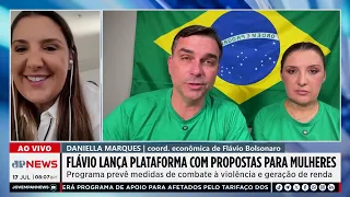 Daniella Marques fala sobre campanha de Flávio Bolsonaro e plano "Brasil por Elas"