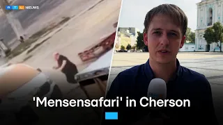Russische drones vallen willekeurige mensen aan in Oekraïense stad Cherson | RTL Nieuws