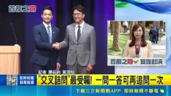 Peak of the Taiwan Capital Election! Chen Po-wei and Chiang Wan-an Face Off in Televised Debate w...
