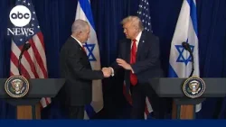Trump, Netanyahu hold press conference after peace talks Trump, Netanyahu hold press conference after peace talks