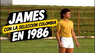 ⚽🔥 Antes de James Rodríguez, su padre Wilson James ya vestía la camiseta de Colombia en los años 80