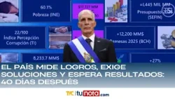 El país mide logros, exige soluciones y espera resultados: 40 días después