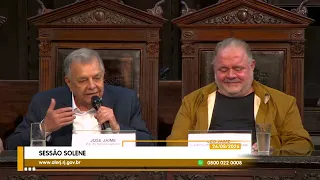 Sessão Solene - Medalha Tiradentes - Léo Jaime e Evandro Mesquita