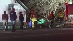 LIFE STAR called after car hits house in Hampton: State police