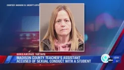 Madison County teacher's assistant arrested for allegations of inappropriate contact with a minor