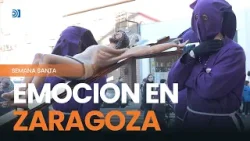Zaragoza | Procesión de la Cofradía de Nuestra Señora de la Asunción y Llegada de Jesús al Calvario