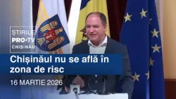 Știrile PRO TV (ORA 17:00) | CHIŞINĂUL NU SE AFLĂ ÎN ZONA DE RISC | Moldova