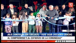 CINCO TV - INAUGURATION OF THE "GABRIELA PELOSO" PLAZA IN THE COUNVICO NEIGHBORHOOD