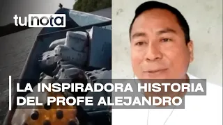 Teacher Alejandro Hernández marks 16 years of work as a single-teacher educator in Marcovia