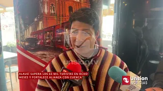 Alausí exceeds 63,000 tourists in eight months and strengthens alliance with Cuenca