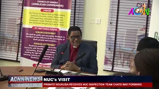 PRIMATE NDUKUBA RECEIVES NUC INSPECTION TEAM IN HIS OFFICE, CHAT WAY FORWARD