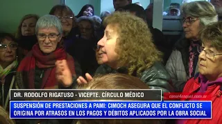RODOLFO RIGATUSO: CIMOCH GAVE HER VERSION OF THE SUSPENSION OF PAMI SERVICES (2)