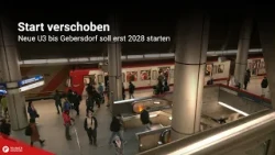 Launch delayed: New U3 extension to Gebersdorf not expected until 2028