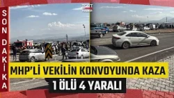 #BREAKINGNEWS | Accident in MHP MP's Convoy! 1 Dead, 4 Injured - TGRT Haber