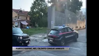 THEFTS AND ROBBERIES IN CILENTO, FIVE ARRESTS - NEWS REPORT FROM 09/29/2026
