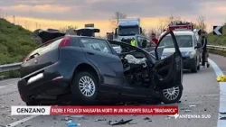 10 APRILE 2026 - GENZANO (PZ) -  PADRE E FIGLIO DI MASSAFRA MORTI IN UN INCIDENTE SULLA “BRADANICA”