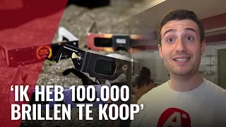 Lange rij om eclipsbril te kopen