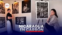 Belén Noguera la nicaragüense que encontró en el arte una forma de volver a casa