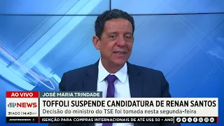 Toffoli suspends Renan Santos' candidacy | LIVE UPDATES