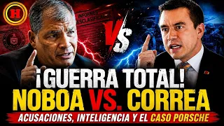 ¡NOBOA Y CORREA CARA A CARA! Acusaciones de persecución, trolls y Destabilización