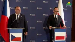 Konferencja prasowa Ministra Infrastruktury RP, ministra transportu Republiki Czeskiej