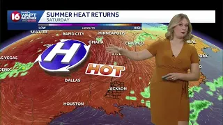 Spotty storms next two days brings a small late July break