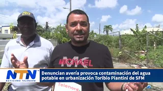 Residents report pipe break causing drinking water contamination in SFM's Toribio Piantini neighb...