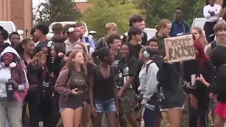 Lincoln-Way East students walk out over alleged racist incidents
