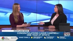Congratulations Cassie Campbell! One year at KFVS12