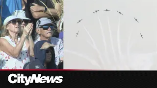 Thousands packed the White Rock waterfront for a historic Snowbirds performance