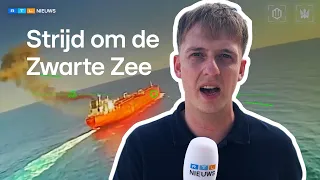 Zwarte Zee als oorlogstoneel: Rusland en Oekraïne bestoken opnieuw elkaars schepen | RTL Nieuws