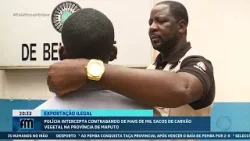 Polícia intercepta contrabando de mais de mil sacos de carvão vegetal na província de Maputo