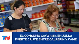 Consumption fell 3.8% in July: heated clash between CAME and Mercado Libre over the statistics