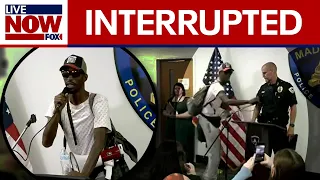 WATCH: Protester takes microphone from police chief in Madison, WI