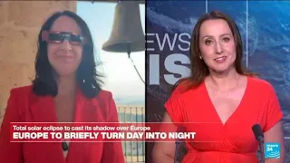 Solar eclipse plunges large swathe of Spain into total darkness • FRANCE 24 English