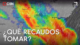ORANGE ALERT for STORMS in the AMBA | Strong winds and possible HAIL