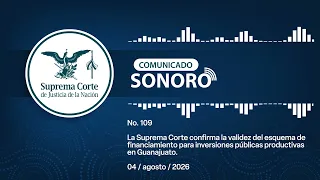 Audio Press Release No. 109