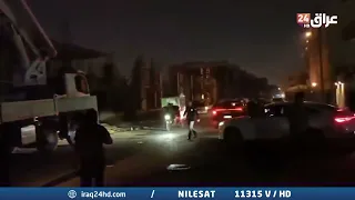 مصرع عامل وإصابة 12 آخرين إثر انهيار سقف بناية قيد الإنشاء في بغداد
